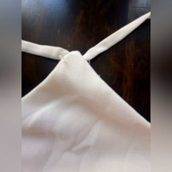 Lulu’s Absolutely Breathtaking Elegant cream Ivory Halter Maxi Dress‎ XS NWOT - Picture 8 of 11